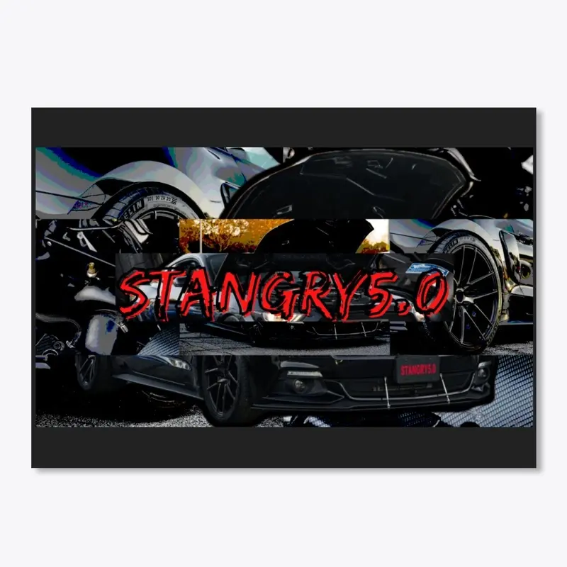 Stangry Collage Sticker