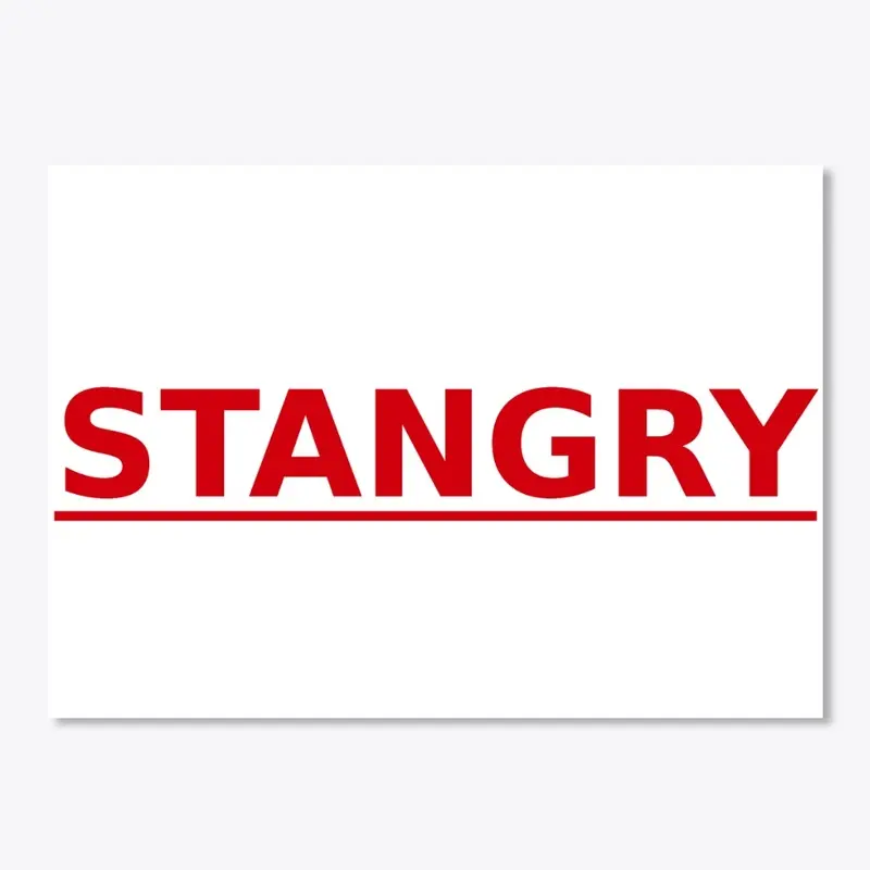 Stangry Sticker